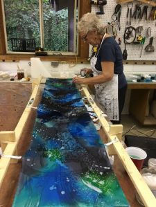 Becky Khyl classwork in progress