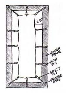 Wooden frame structure